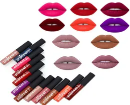 12 لونًا شحومًا سائلًا Lipstick Matte Lip Gloss Red Velvet مقاومة للماء طويلة الشفاه الدائمة الشفاه المثيرة Makeup1182450