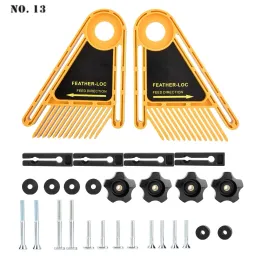 Joiners Featherboard Plastic Double Featherboards Table Saw For Trimmer Router Table Saw Woodworking Accessories Golden 1 Set