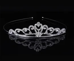 Dziewczyny Crystal Tiara Crown Rhinestone Hair Fair Bands Women Party Jewelry Akcesoria Księżniczka Crystal Tiara Heakdress Rra2866 1959272