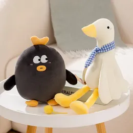 2024 Little Cute Duck Doll Creative Plush Black Soi Egg Doll Baby Sleep