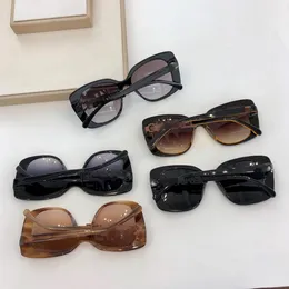 Unisex Designer Sunglasses 2023 New Rectangular Sunglasses Mandarin Duck Letter Mirror Leg CH5422B