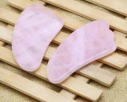 2021 Healthylife Green White Rose Quartz Green Agate Dongling Jade Guasha Board Natural Stone Scraper Gua Sha Tools6968431