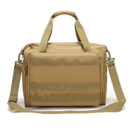 Väskor stor kapacitet Militär Taktisk Molle Bag Outdoor Sport Storage Axel Bag Waterproof Pistol Gun Bag Tool Accessories Bag