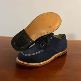 Stövlar C41 Rockcanroll Superkvalitet Italiensk kohudsläder Hållbara snygga handgjorda Goodyear Welled Suede Size 35-50