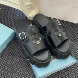 Designer kvinnor sandaler skor quiltade vadderade nappa läder sandaler gul vit svart lyxig tjock botten non-halk mjuk botten mode slitage tofflor 3.7 02