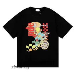 2024 nuova estate marchio di abbigliamento O-Collo degli uomini della gioventù rhud T-shirt stampa Hip Hop 100% cotone moda uomo T-shirt SMYN