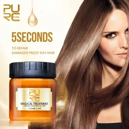 Zestawy magiczna maska ​​do włosów olej arganowa naturalna naprawa odżywcza uszkodzona leczenie miękkie gładkie produkty do pielęgnacji włosów 120 ml