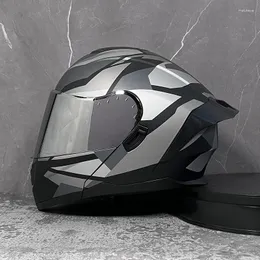 Motorcykelhjälmar Modular Filp Up Helmet Motorsiklet Fullface