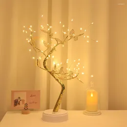 Lampade da tavolo Lampada per albero Fata Luce Spirito Decorazione artificiale fai-da-te Camera dei bambini Camera da letto Li