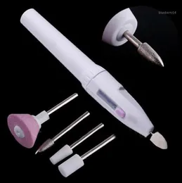 Whole1SetLot Nail Art Care Tips Electric Manicure Toe Borr Buffing File Pen Tool A2894 NTUBW4075477179