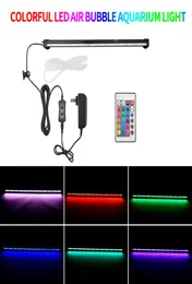 Aquarium Lights Light Up Aquarium Strip Color Remote Control Gas RGB LED med RBG justerbar1697975