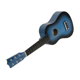 Gitarre 21 Zoll Ukulele Gitarre Kinder Anfänger Musikinstrument Mini 6 Strings Spielzeug Geschenk Leichtes tragbares Musikelement