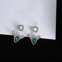 2023 Gli orecchini più belli Orecchini gioielli in acciaio inossidabile argento verde regalo che vende orecchini regalo senza tempo