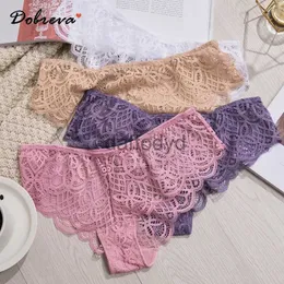 Women's Panties DOBREVA Womens Soft Cheeky Crochet Lace Panty Underwear 240319