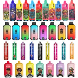 퍼프 15000 16000 Dispopsable vape avege 15k 퍼프 바 E 담배 vape vape 펜 650mAh 충전식 배터리 28ml 미리 채워진 카트 포드 2% 3% 5% e cig bang box 12k 18k