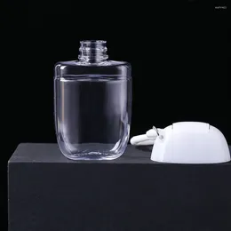 Storage Bottles Travel Flip Cap Empty Plastic With Hook Transparent Refillable Bottle Cosmetic Container Hand Soap Spray