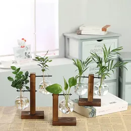 Vazolar teraryum vintage cam vazo hediyeler masa bitkileri düğünler parti saksı ev bonsai dekor dekorasyon tesisi