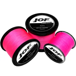 Lines JOF X8 Upgrade Braid Fishing Lines Super Strong 8 Strands Multifilament PE Line 300m/500m Lure High Stength Antibite Sea Wire