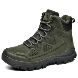 HBP Non-Brand Men Boots Desert Combat Shoes Outdoor non-slip Snow Male waterproof Tactical Platform Ankle