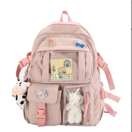 New Girl Backpack Students School Pack Pack Fashion Oxford Pack Pack Disual Youth Package Backpack