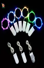 Kreative Wohnkultur LED-Lichterkette für Party 1M 10 Lichter Mini batteriebetriebene Lichterkette LED-Streifen für Weinflasche Christm1082077