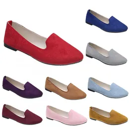 Scarpe casual comode da donna Scarpe da ginnastica Arancione Nero Rosso Giallo Viola Verde Pesca Viola Rosa Scarpe da ginnastica da esterno Tendenze Scarpe da lavoro premaman piatte da donna A058