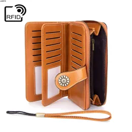 Designer plånbok Hot Sale RFID Antimagnetic Long Zipper Womens Ny högkapacitet {kategori}