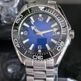 Mens Watches 45.5 mm Ceramic Bezel Ultra Deep No Date Flod Clasp Automatic Mechanical Designer mega Watches orologi di lusso Luxury Master Watch Wristwatch Very nice