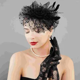 Bandane Fascinator Cappello Copricapo Maglia Fiore Nastri per capelli Fascinators Per le donne Tea Party