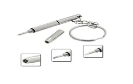 MINI 3IN1 KEYCHAIN ​​SCREWRIVER KIT GYEGLASS Solglasögon Glasögon Titta på reparationsverktygssats med nyckelringsskruvmejselverktyg KKA71241884843