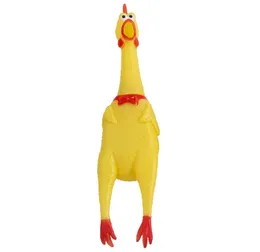 Screaming Chicken Squeeze Sound Toy Pets Dog Toys Product Shrilling Tool Squeak Vent chicken VT01059406211