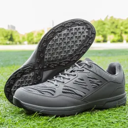 Skor Spring Summer Golf Shoes For Men Big Size Us 714 Herr Sport Sneakers för golfutträning Athletic Shoes
