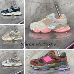 9060 Athletic Designer Buty swobodne buty szary dzień grzybowy kwiat wiśni biały sól BB9060 Cegły drewniane plażowe szklane męskie kobiety autentyczne trenerzy das