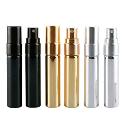 1PCS Refillable Glass Metal nozzle Perfume Spray Bottle Spray Atomizer Portable Travel Cosmetic Container Perfume Bottle