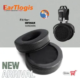 Acessórios eartlogis nova chegada substituição almofadas de ouvido para hifiman sundara fone ouvido earmuff capa almofadas