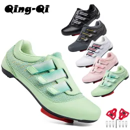 Schuhe QQ22021 Unisex Roadbike Schuhe atmungsaktive Herren -Radschuhe Selbstverschiebung von Rennspeed -Straßenrad -Fahrrad -Sneakers für Frauen2023