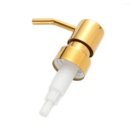 Flüssigseifenspender Pumplotion Flasche Edelstahl Spender Ersatz für Shampoo Conditioner Golden