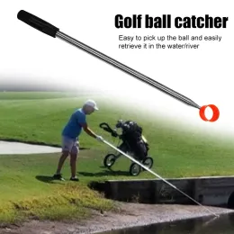 Aids 9ft/12ft Golfball Retriever Teleskopischer Golfball-Pickup mit komfortablem Griff Edelstahl Outdoor-Golfzubehör