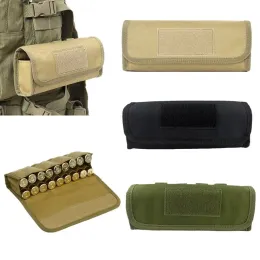 أكياس 18 جولة تكتيكية Molle Shell Shell Ammo Bag Bag Magazine Magazine Pouch 12/20 Gauge Weist Bag Cartridges حامل رصاصة