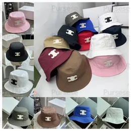 Nowy Uxury Bucket Hat Designer Cap Cellnf Caps Fisherman's Colid List Triomph E Bob Gabardine Hats for Men Temperament Match Style