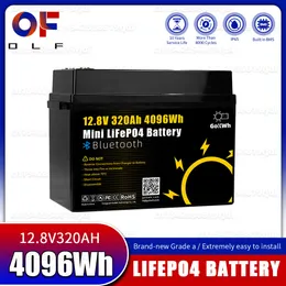 New Mini LifePo4 12V 320ah Battery Packge Grade A 12.8v Lithium Lron Phosphate Packe Buildable Build for Home Solar RV EV BOAT