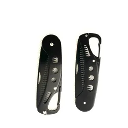 1PCS Men Beard Styling Comb Hot Sale Stainless Steel Folding Comb Anti Static Mustache Comb Hairdressing Tools Wholesale