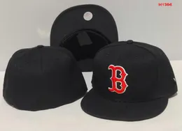 2024 Męskie baseball Red Sox dopasowane czapki klasyczne World Series Hip Hop Sport Sox Pełne zamknięte la ny Caps Chapeau 1995 Stitch Heart „Series” „Love Hustle Flowers A0