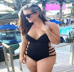 Signore oversize oversize snowini da bagno monokini costume da bagno un pezzo più size da bagno costume da bagno tagliata grande camicia da spiaggia nera4362065