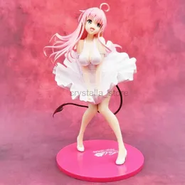 أنيمي مانغا figurka lala kawaii satalin deviluke biaa spdnica dziewczynka model figurki anime pvc gk zabawki dla dzieci prezent dekoracja samochodu 240319