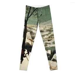 Aktive Hosen Die Jäger im Schnee (1565) Pieter Bruegel Elder Leggings Gym Womans Gym's Clothing Womens