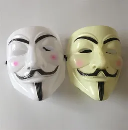 Vendetta maskesi için Cadılar Bayramı Maskesi V Anonim Guy Fawkes Süslü Elbise Yetişkin Kostüm Aksesuar Partisi Cosplay Maskeleri6141872