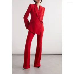 Men's Suits 2024 Women's Elegant Suit Single Button Design Two-piece Slim Casual Business Comfortable Commuting