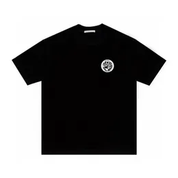 24SS 봄 여름 유럽 미국 미니멀리스트 스타일 리버티 헤드 프린트 패션 남성 짧은 슬리브 Tshirt 여성 캐주얼 면화 디자이너 T 셔츠 0319