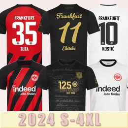 2024 2025 S-4XL Eintracht Frankfurt Futebol Jerseys M.GOTZE KOSTIC SOW KLAMMERS HINTEGGER KAMADA BORRE camisa RODE ACHE MAN Uniforme de futebol